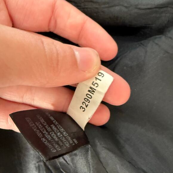 Antonio Melani Black White Tweed Blazer Jacket with Chain Detail Size 4 - Picture 7 of 9